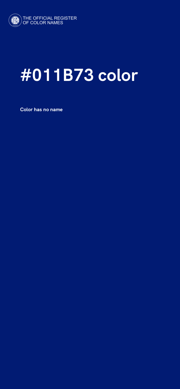 #011B73 color image
