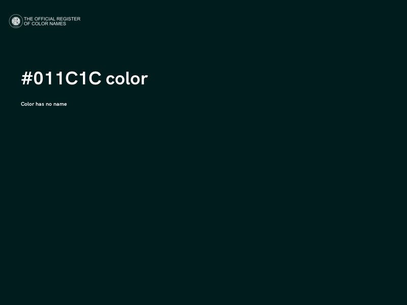 #011C1C color image