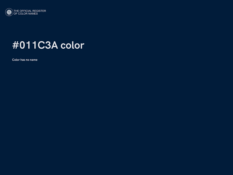 #011C3A color image