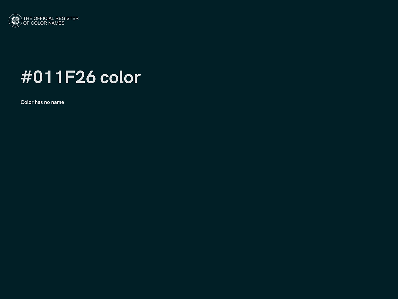 #011F26 color image