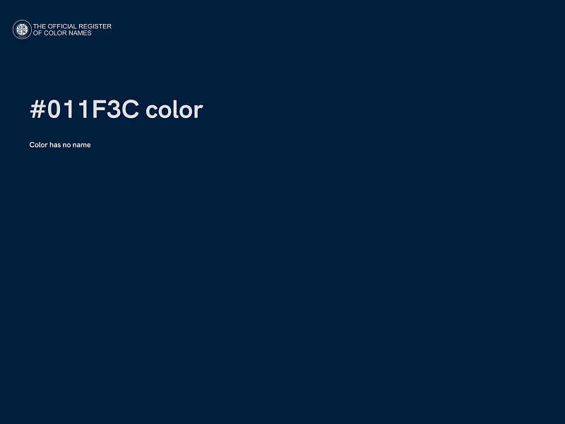 #011F3C color image