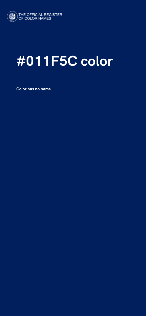 #011F5C color image