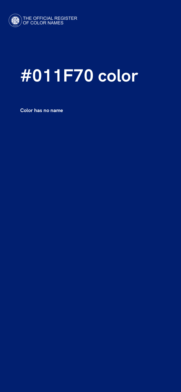 #011F70 color image