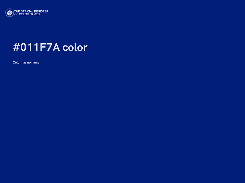 #011F7A color image