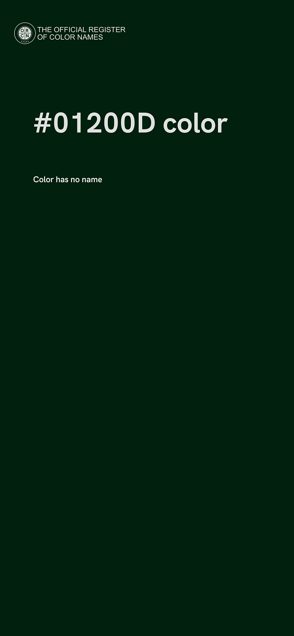 #01200D color image