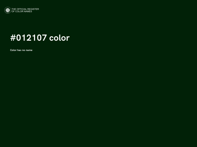 #012107 color image