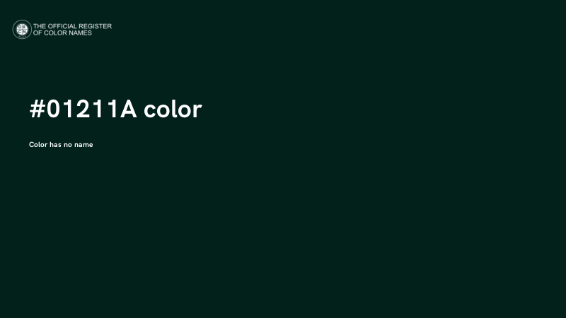 #01211A color image
