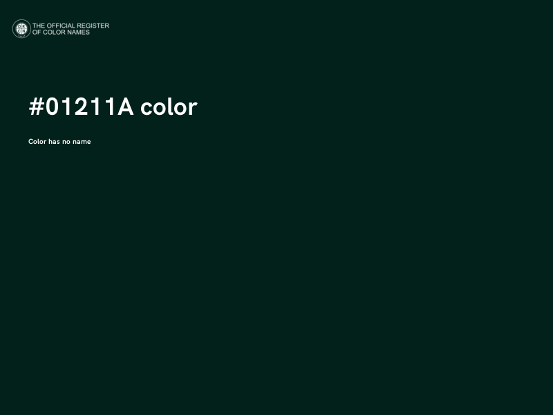 #01211A color image