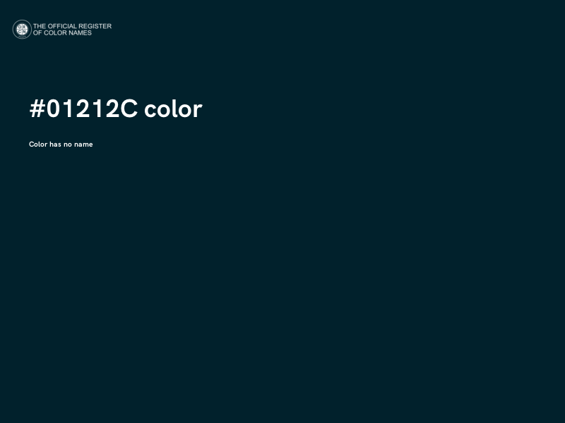 #01212C color image