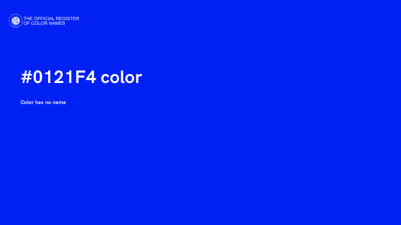 #0121F4 color image