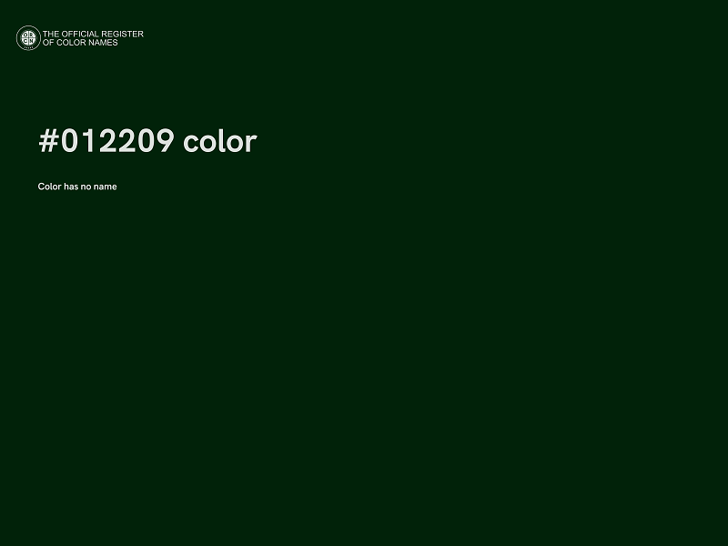 #012209 color image