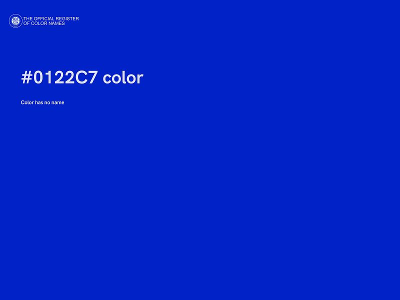 #0122C7 color image