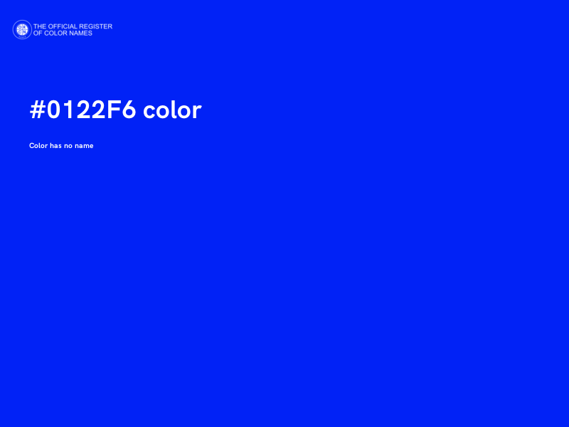 #0122F6 color image