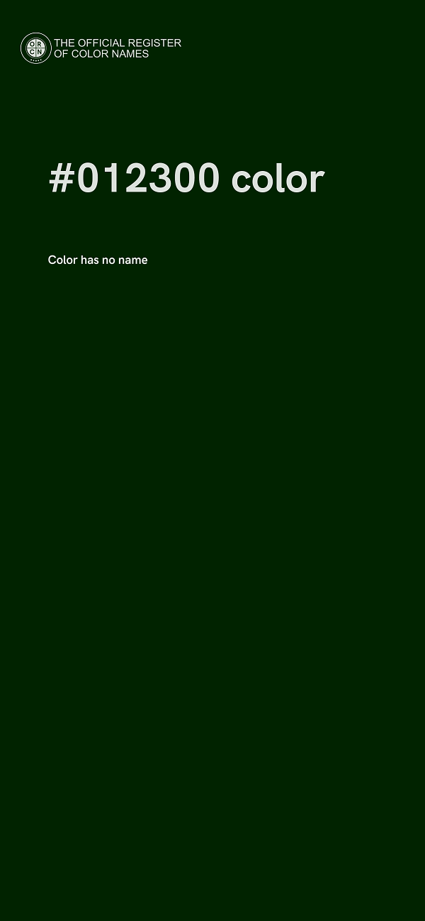 #012300 color image