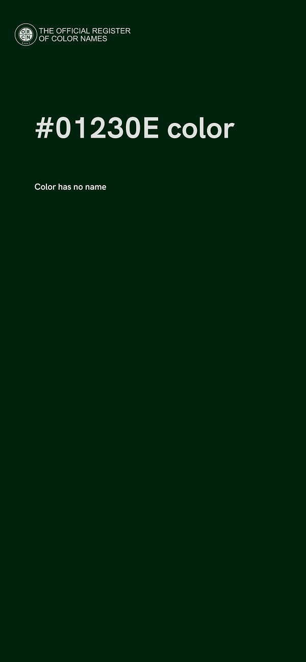 #01230E color image