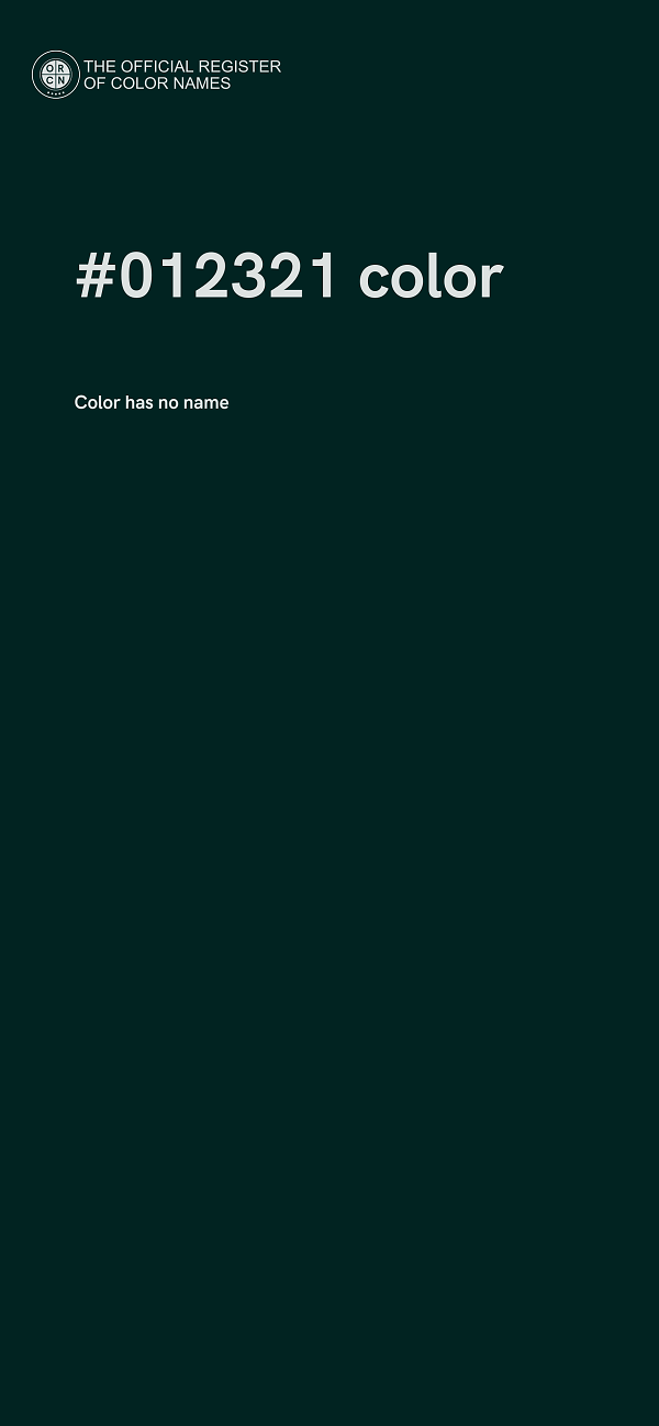 #012321 color image