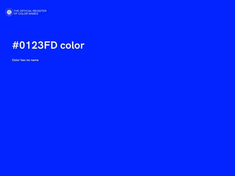 #0123FD color image