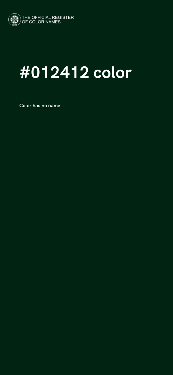 #012412 color image