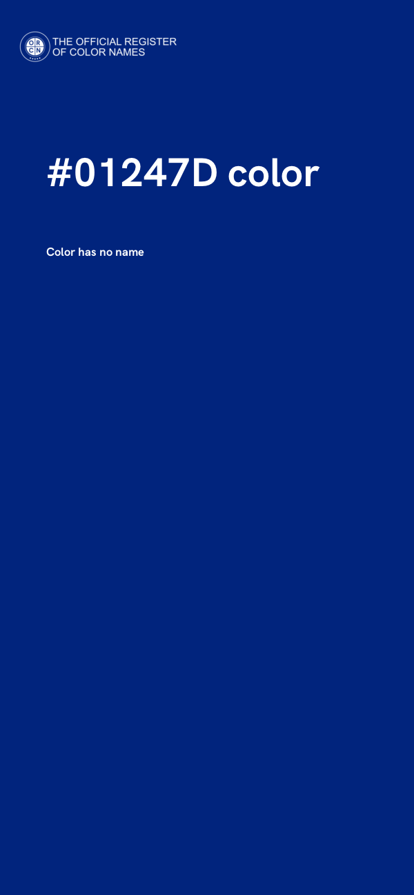 #01247D color image