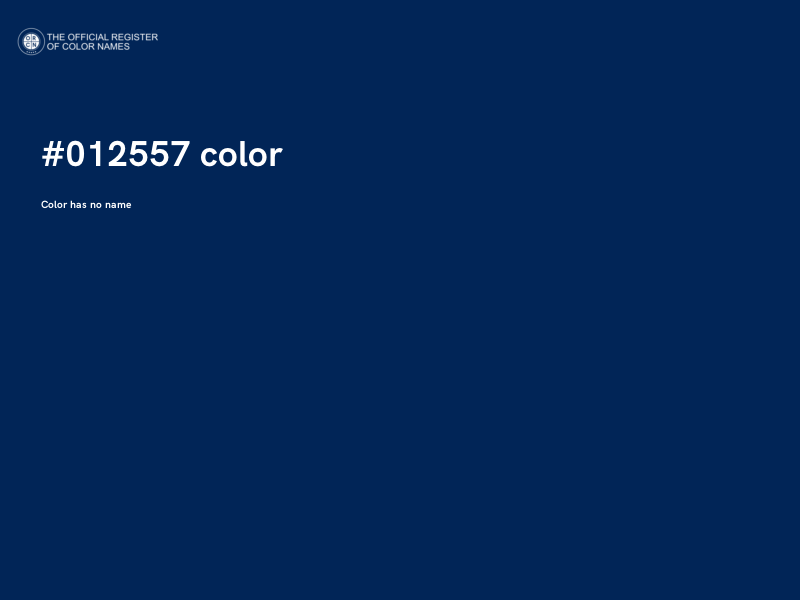 #012557 color image