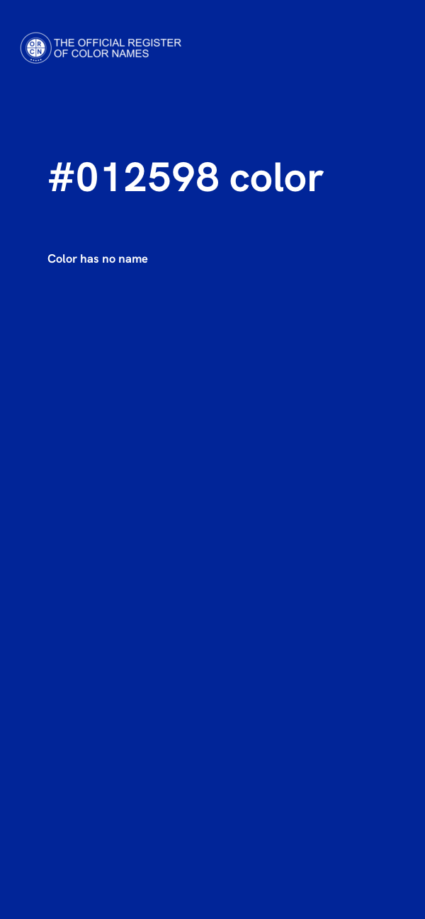 #012598 color image