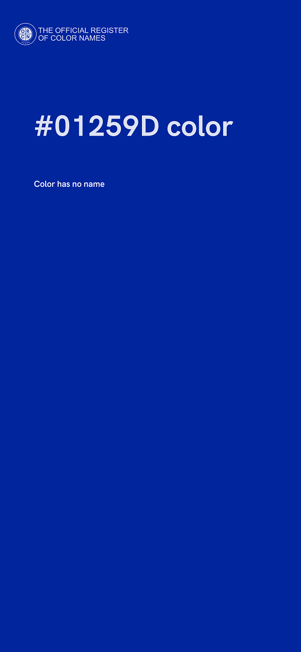 #01259D color image