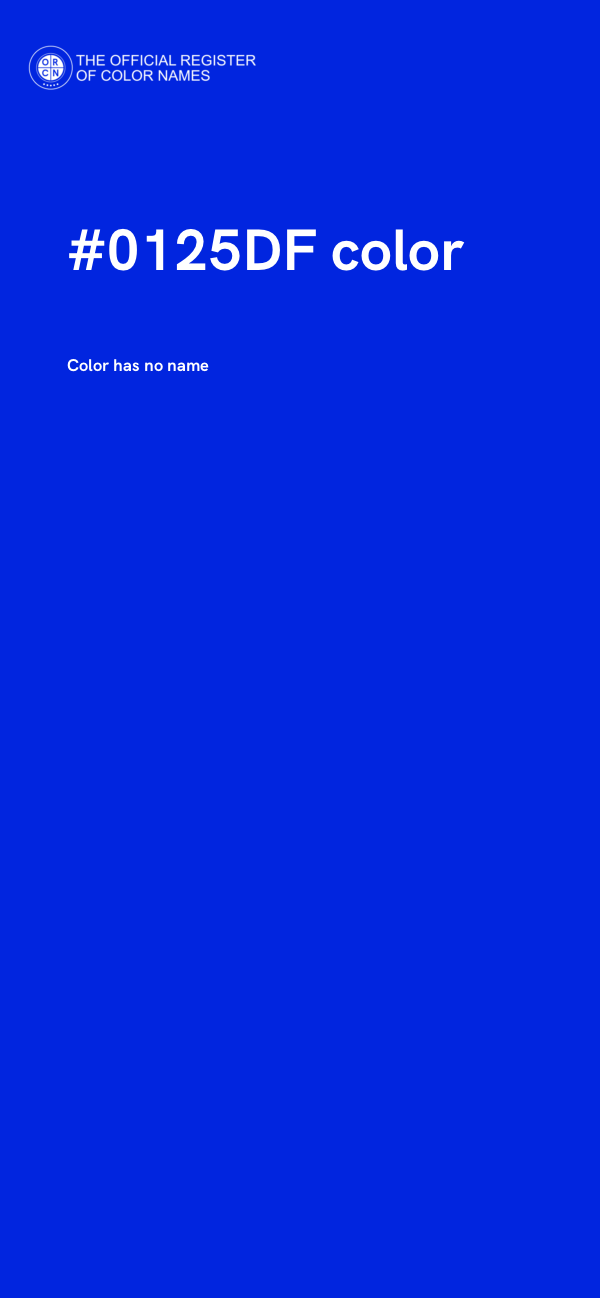 #0125DF color image