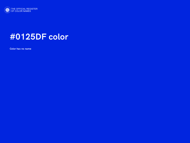 #0125DF color image