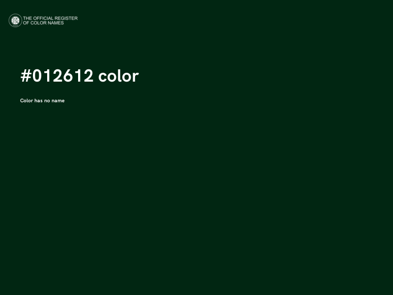 #012612 color image