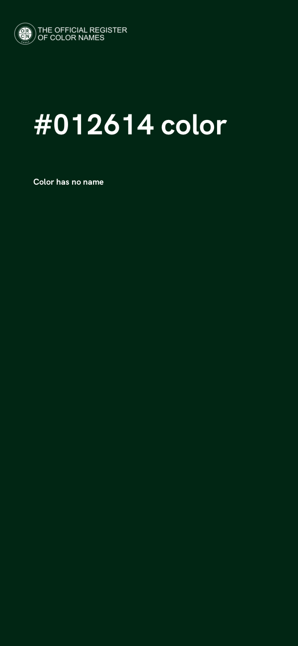 #012614 color image