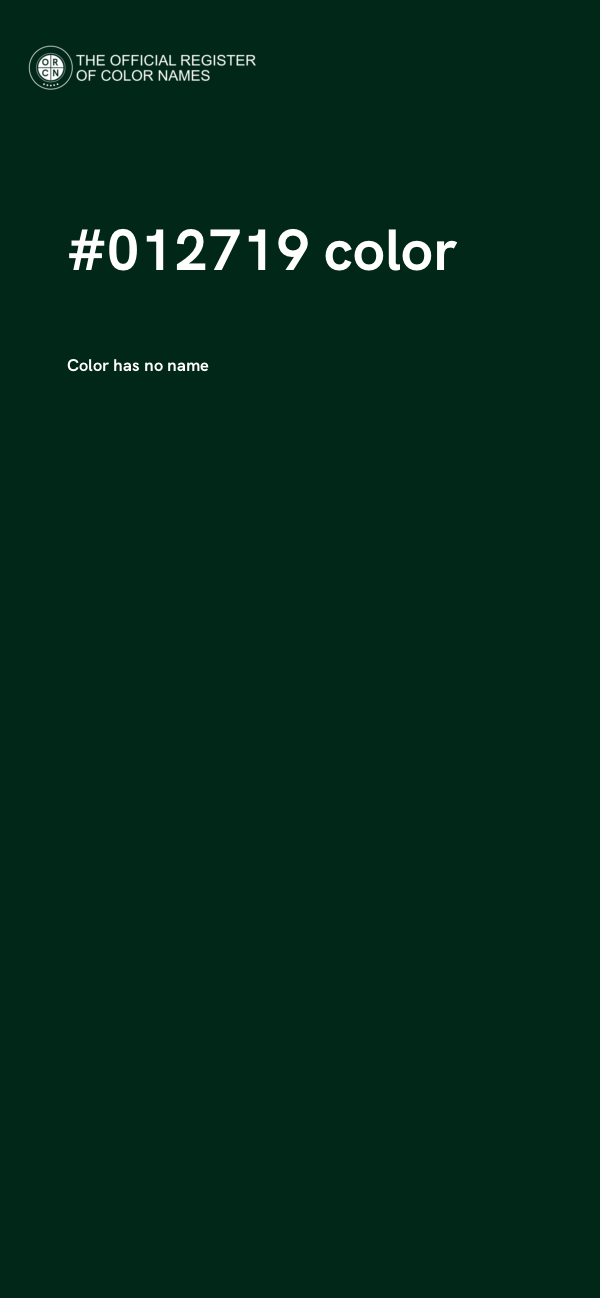 #012719 color image