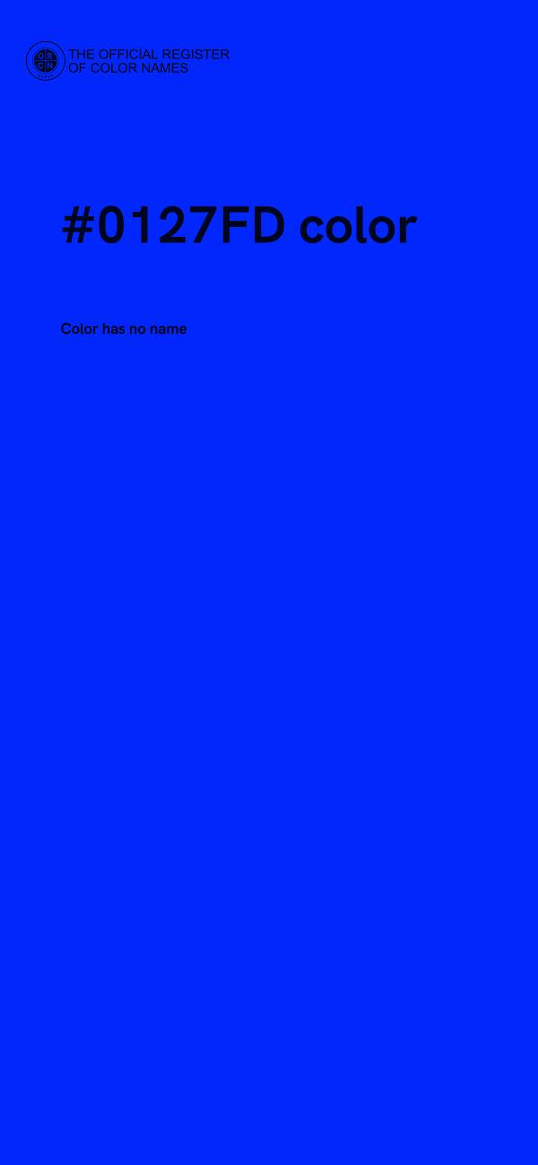#0127FD color image