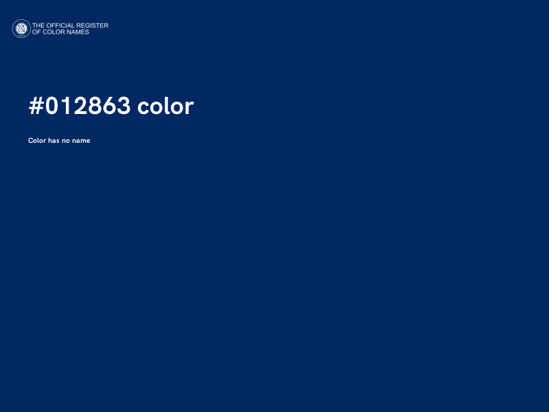 #012863 color image