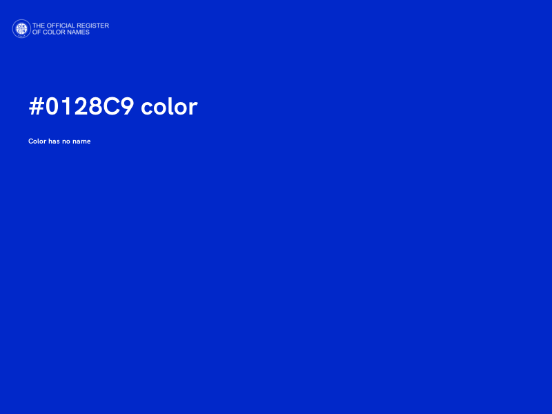 #0128C9 color image