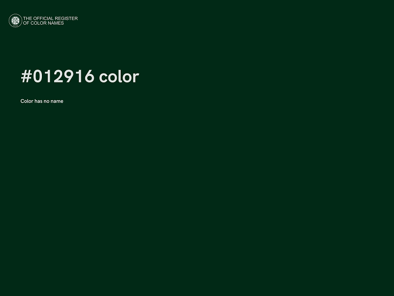 #012916 color image