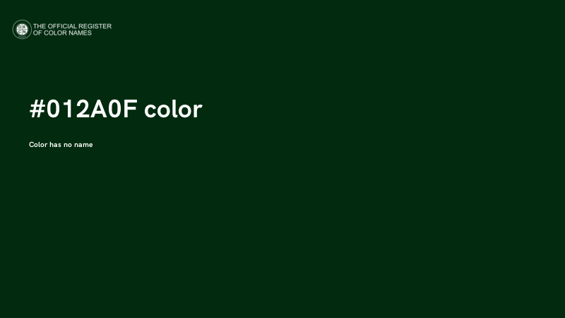#012A0F color image