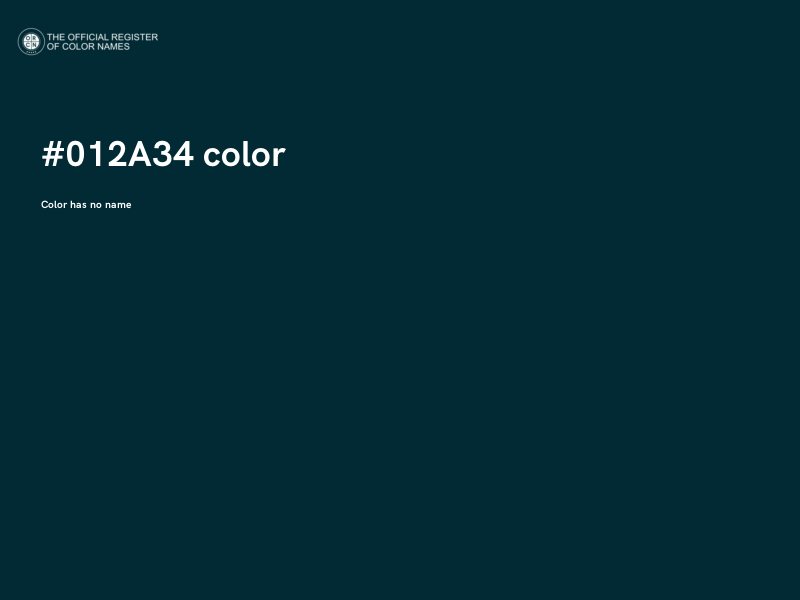 #012A34 color image