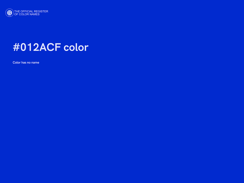 #012ACF color image
