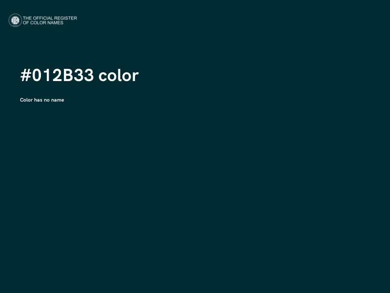 #012B33 color image