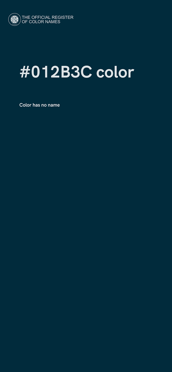 #012B3C color image