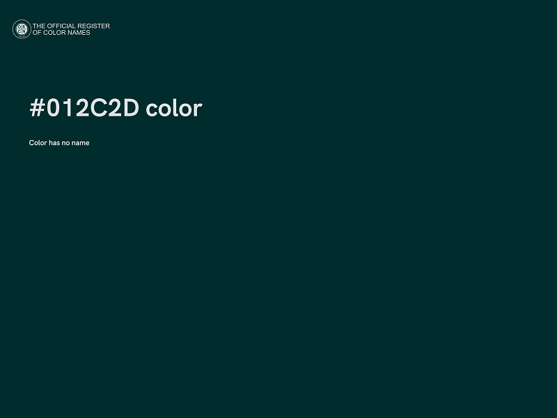 #012C2D color image