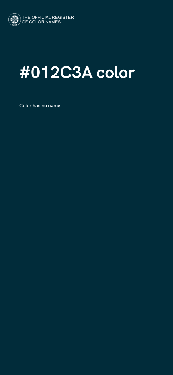 #012C3A color image