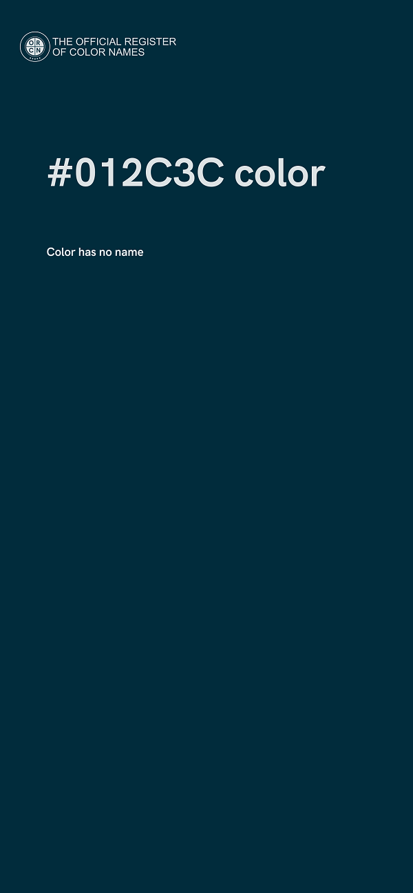 #012C3C color image