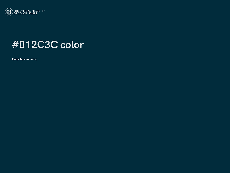 #012C3C color image