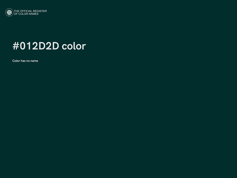 #012D2D color image