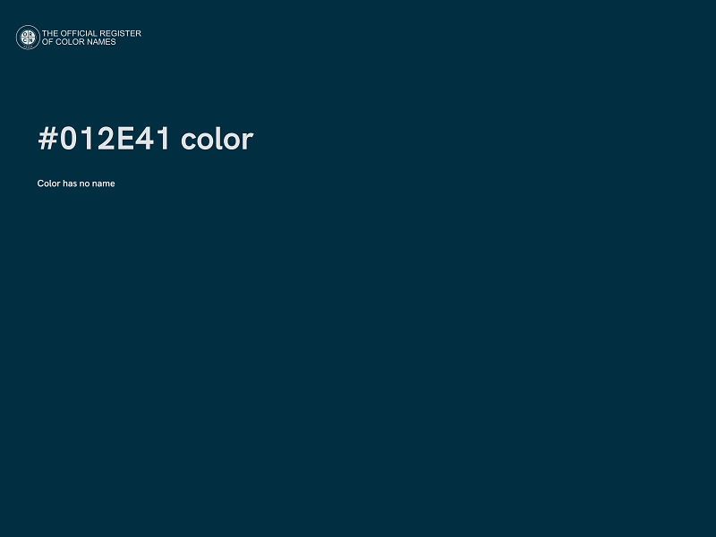 #012E41 color image