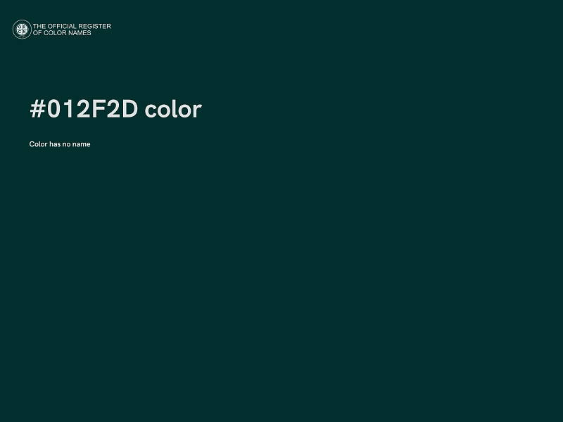 #012F2D color image