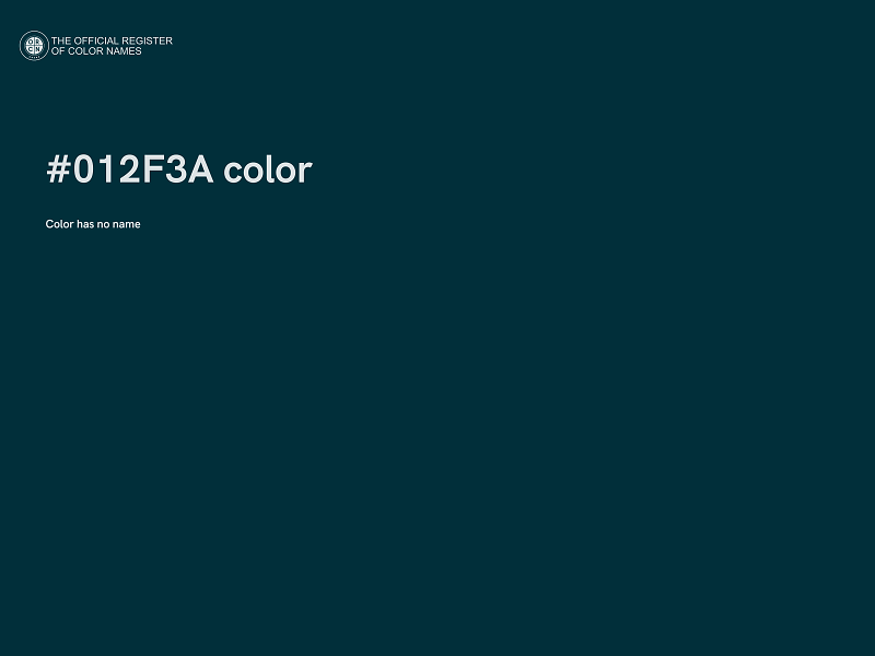 #012F3A color image