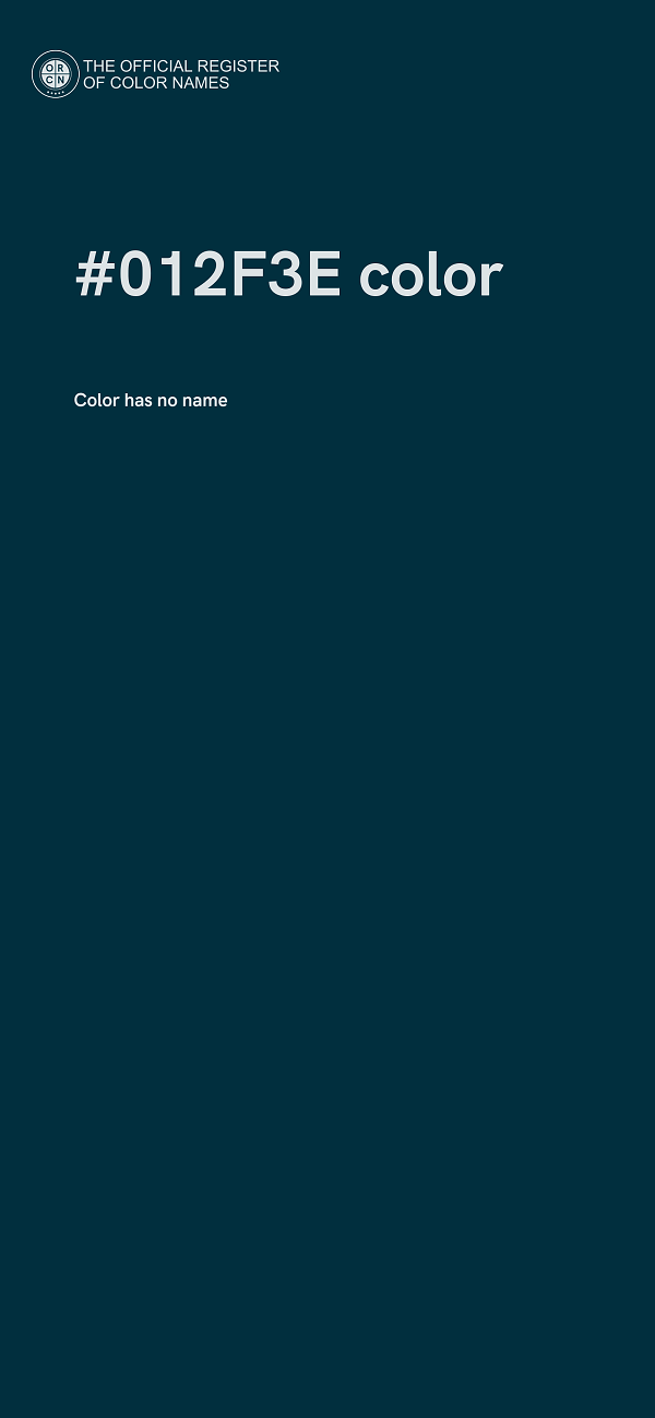 #012F3E color image