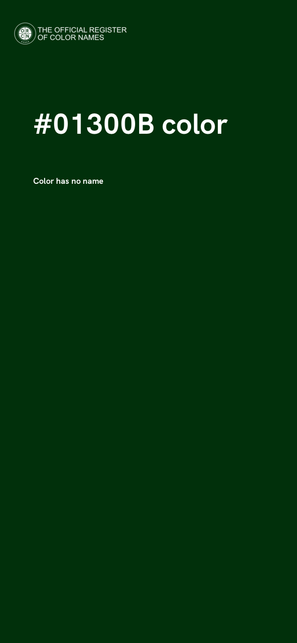 #01300B color image